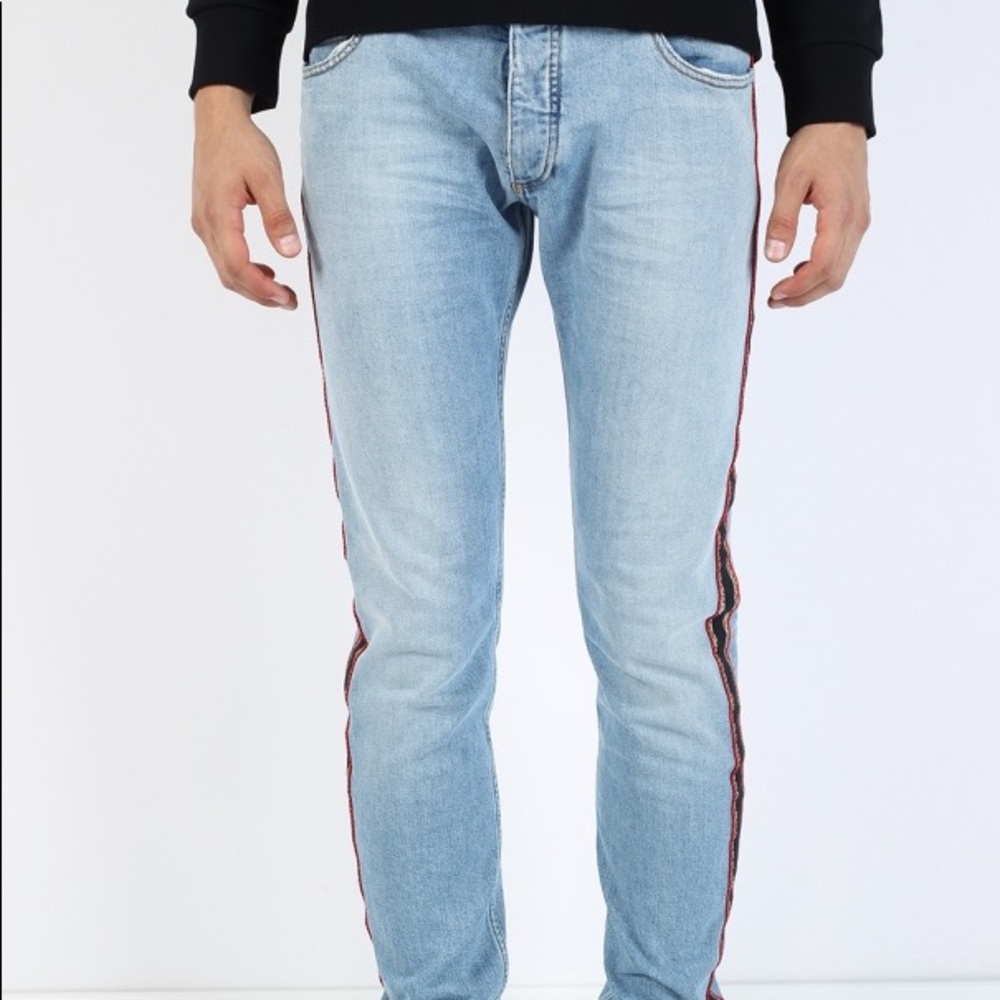 Palm Angels Never Worn Side Stripe Jeans Size 30